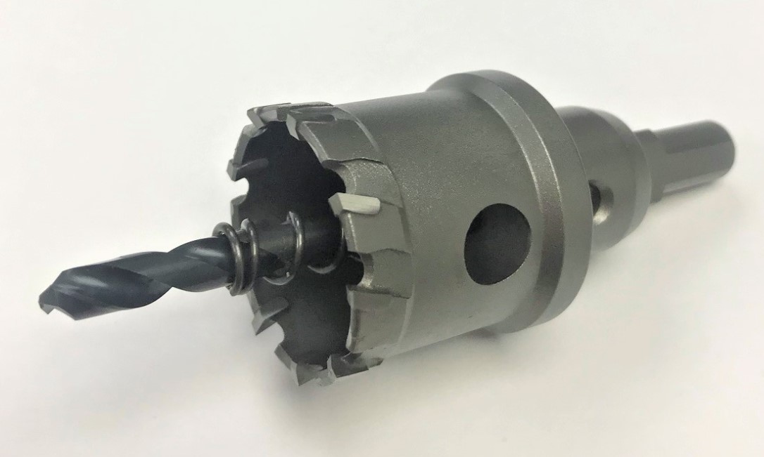 Carbide Tipped Holesaw 38mm – Professional Carbide Hole Saw for Hard Metals, Stainless & Alloy